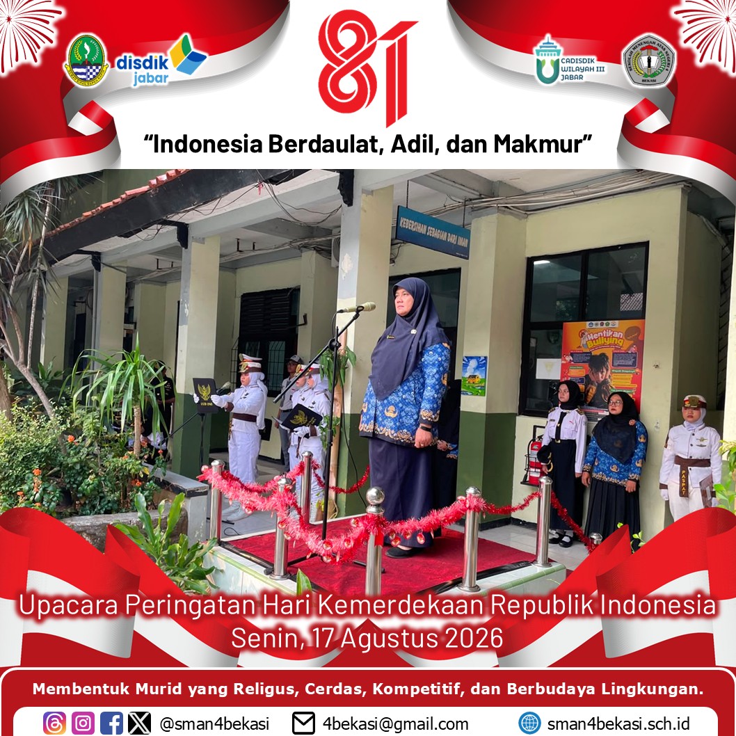 Upacara memperingati Kemerdekaan Republik Indonesia ke-81