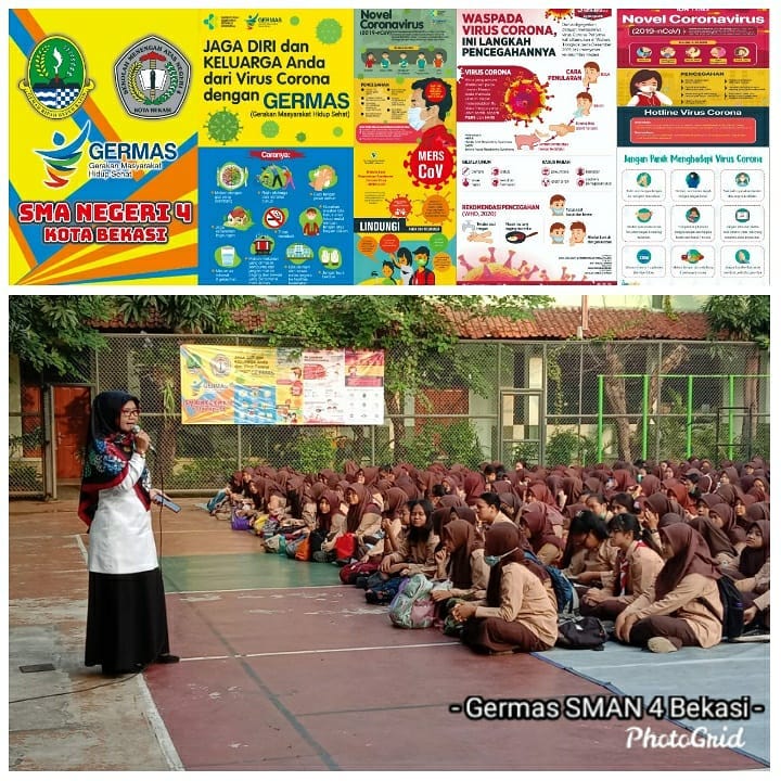 SMAN 4 Bekasi mengikuti himbauan Ibu Kadisdik Provinsi Jawa Barat untuk menerapkan Gerakan Masyarakat Hidup Sehat